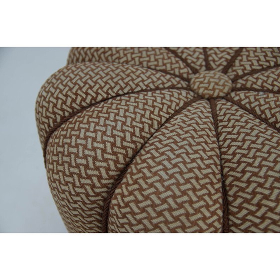 Image 1 of Art Deco vintage ottoman by Jindrich Halabala for Up Zavody, Czechoslovakia 1930s