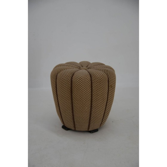 Image 1 of Art Deco vintage ottoman by Jindrich Halabala for Up Zavody, Czechoslovakia 1930s