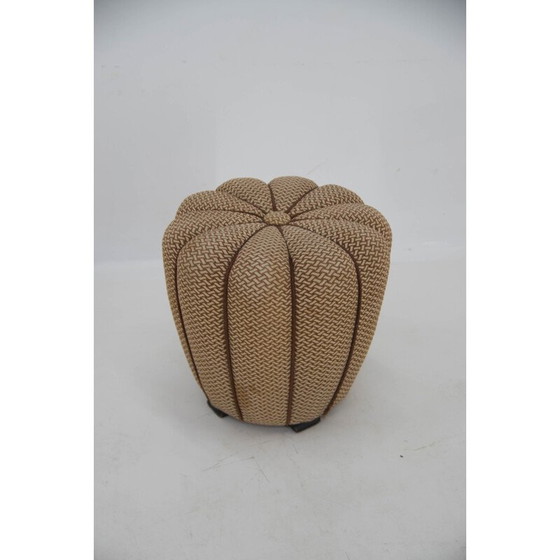 Image 1 of Art Deco vintage ottoman by Jindrich Halabala for Up Zavody, Czechoslovakia 1930s