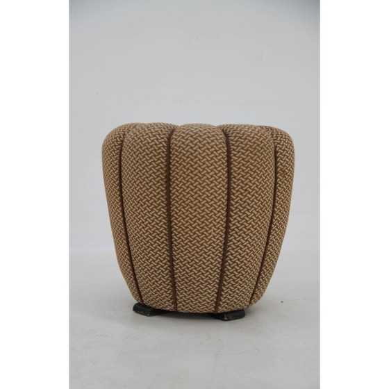 Image 1 of Art Deco vintage ottoman by Jindrich Halabala for Up Zavody, Czechoslovakia 1930s