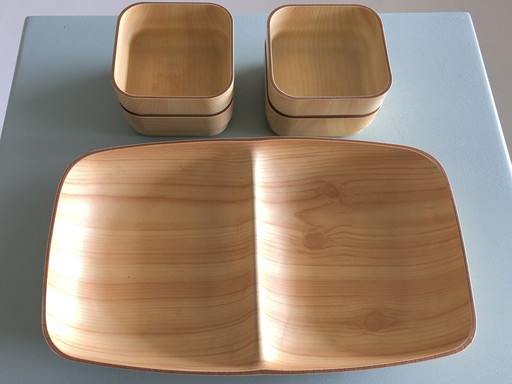 Caleppio Oblong Bowl And Trays For The Drinks Table