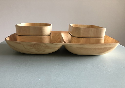 Caleppio Oblong Bowl And Trays For The Drinks Table