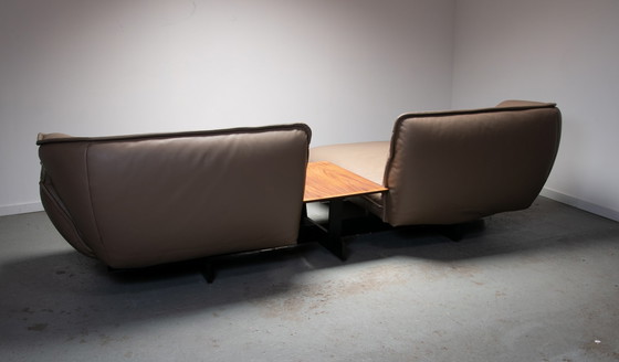 Image 1 of Beam sofa system with Walnut Beam coffee table Designed by Patricia Urquiola For Cassina