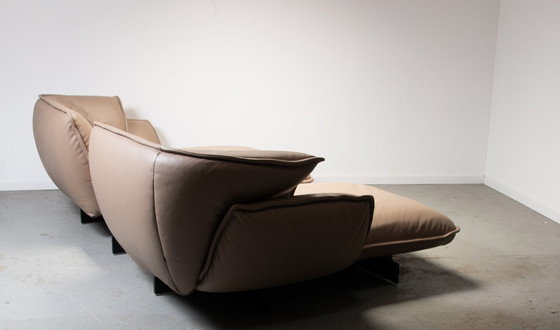 Image 1 of Beam sofa system with Walnut Beam coffee table Designed by Patricia Urquiola For Cassina