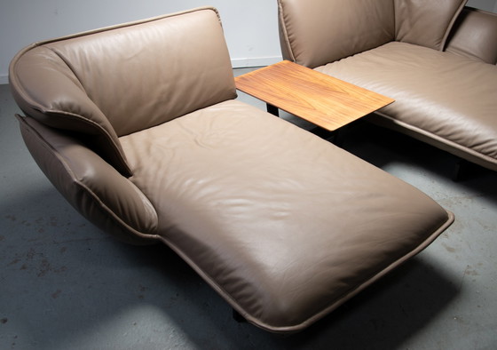 Image 1 of Beam sofa system with Walnut Beam coffee table Designed by Patricia Urquiola For Cassina