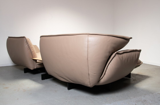 Image 1 of Beam sofa system with Walnut Beam coffee table Designed by Patricia Urquiola For Cassina