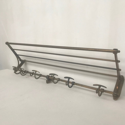 Art Deco coat rack bronze