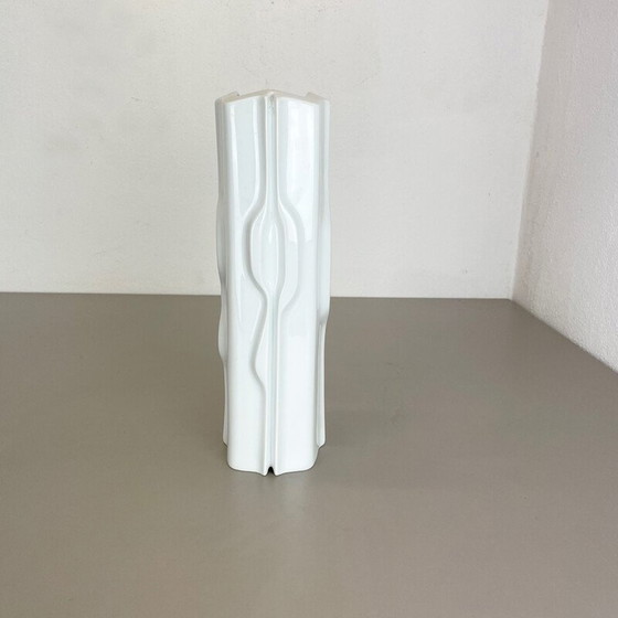 Image 1 of Vintage porcelain vase Op art for Fürstenberg Ceramics, Germany 1970s