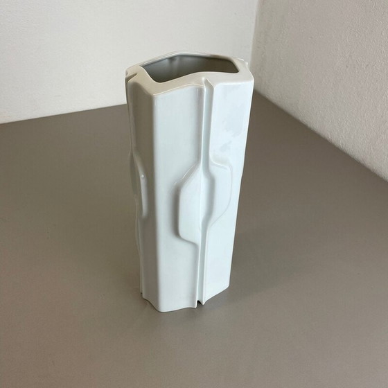 Image 1 of Vintage porcelain vase Op art for Fürstenberg Ceramics, Germany 1970s
