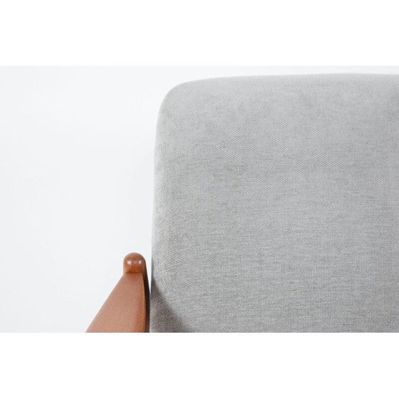 Image 1 of Vintage armchair GFM64, Poland grey 1960s