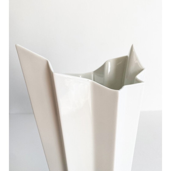 Image 1 of Vintage Memphis Milano pleated vase, Germany 1980