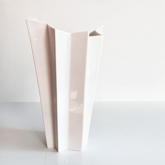 Image 1 of Vintage Memphis Milano pleated vase, Germany 1980