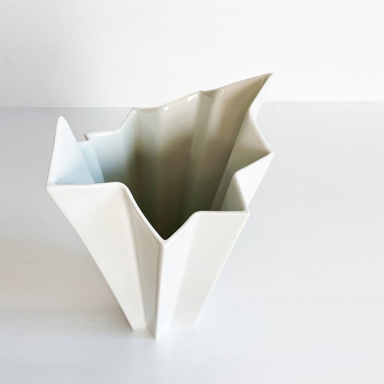 Image 1 of Vintage Memphis Milano pleated vase, Germany 1980