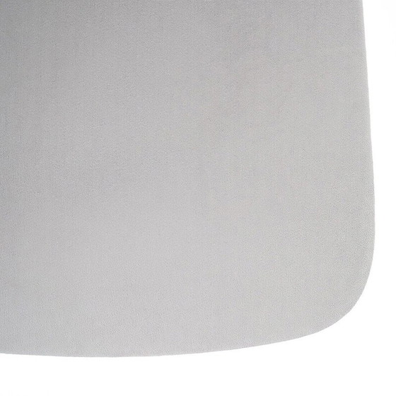 Image 1 of Set of 6 vintage chairs in solid wood and gray velvet by Angelo Mangiarotti for La Sorgente del Mobile, 1970