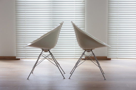 Image 1 of Ensemble de quatre chaises de salle à manger par Philippe Starck pour Kartell