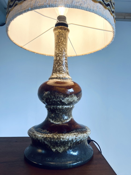 Image 1 of Ceramic fat lava table lamp