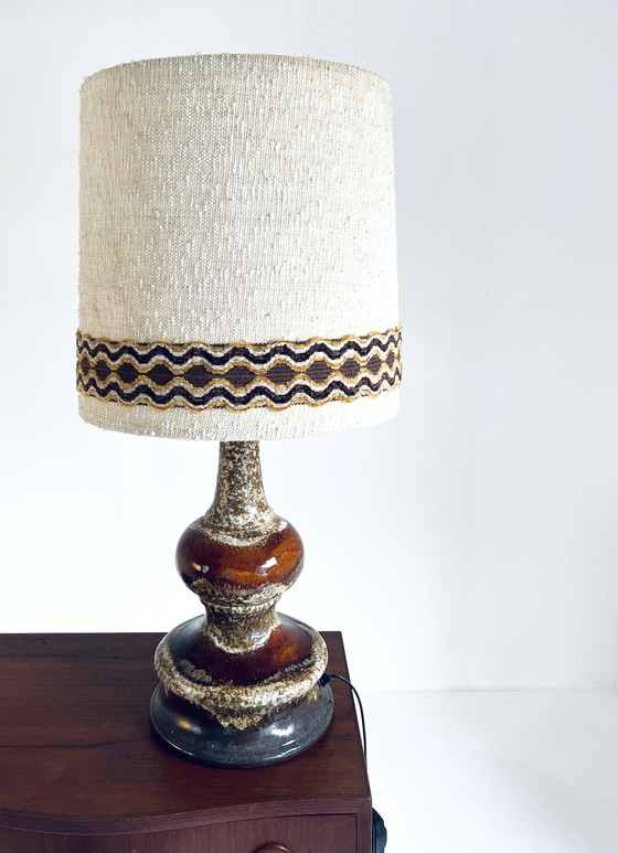 Image 1 of Ceramic fat lava table lamp