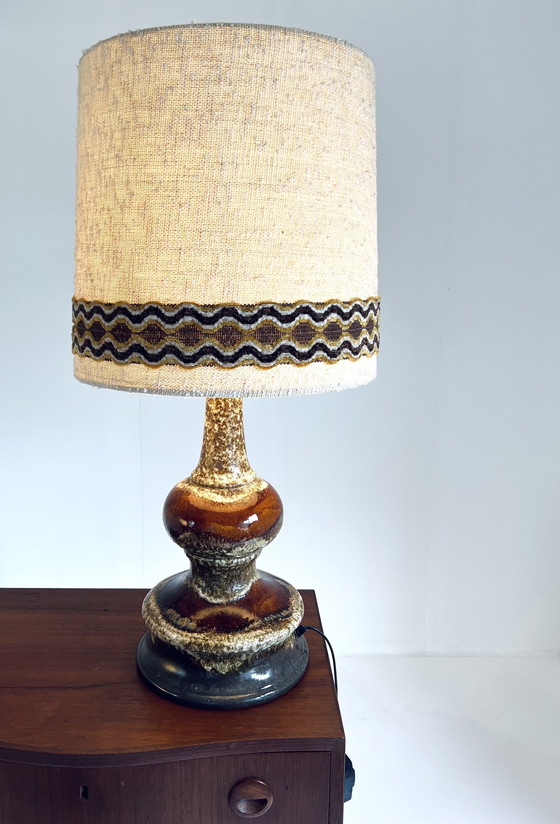 Image 1 of Ceramic fat lava table lamp