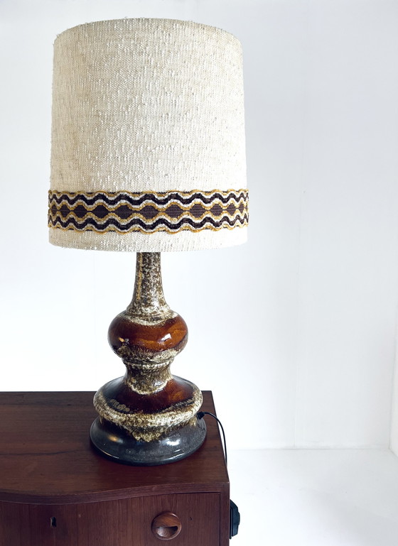 Image 1 of Ceramic fat lava table lamp