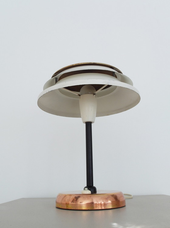 Image 1 of Zukov art deco table lamp, Czechoslovakia ca 1935