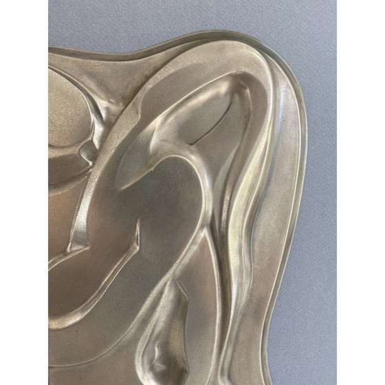 Image 1 of Vintage painting representing a brass sculpture, 1970