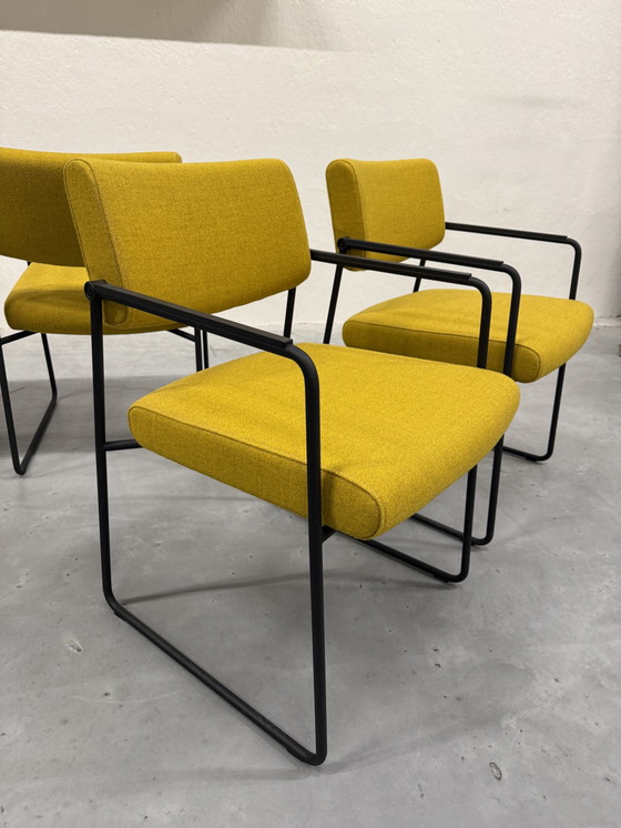 Image 1 of 6 Harvink Dash Dining Chair Yellow Plough Wool