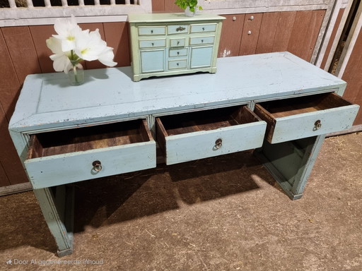 Antique Asian Cupboard Sideboard Large Model