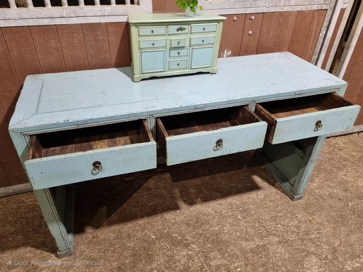 Antique Asian Cupboard Sideboard Large Model