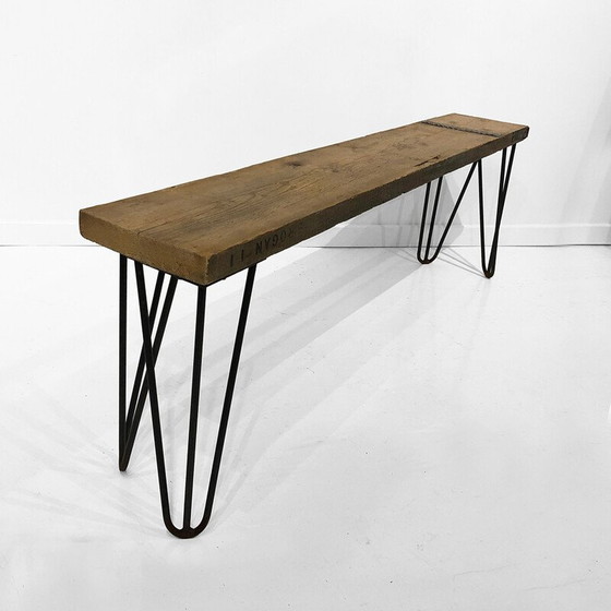 Image 1 of Vintage industrial bench in Wood, 1990s