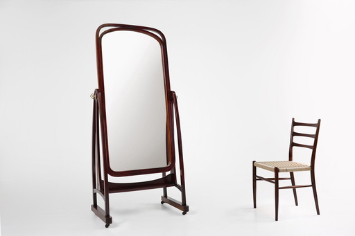 Austrian Model 9954 Cheval Dressing Mirror From Thonet, 1904