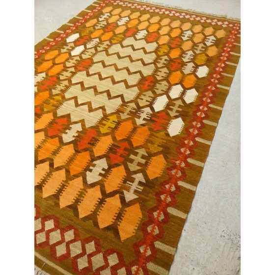 Image 1 of Vintage Kilim rug from Eastern Europe, Poland 1960