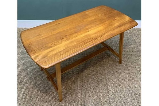Image 1 of Vintage Ercol Plank Top Dining Table Model Cc 41 By Lucian Ercolani