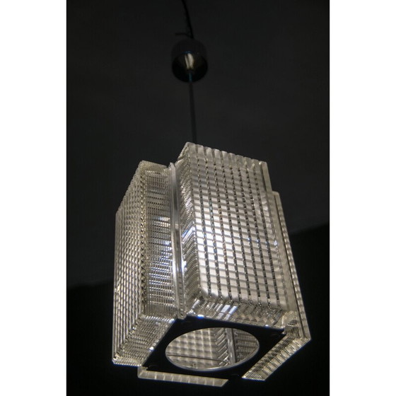 Image 1 of Lampada a sospensione in vetro vintage anni '70