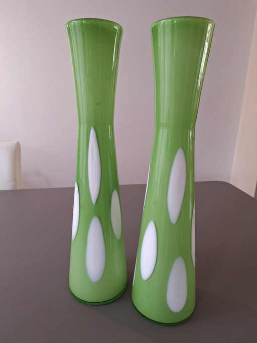 2x Design vases