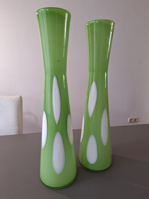 2x Design vases