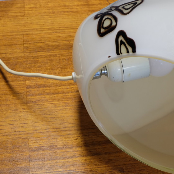 Image 1 of Vintage 1970's Murano glass table lamp by Tomasso Barbi.