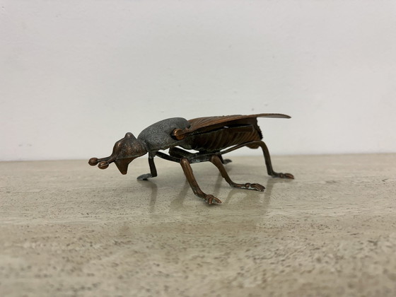 Image 1 of Posacenere vintage in metallo a forma di mosca, anni '70 