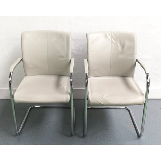 Image 1 of Sedia da ufficio in pelle vintage Klöber