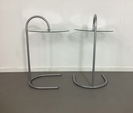 2 Ry Tables Chrome Glass Tjord Bjorklund For Ikea