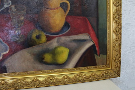 Image 1 of Nature morte à l'huile sur toile de Fernand Fabre