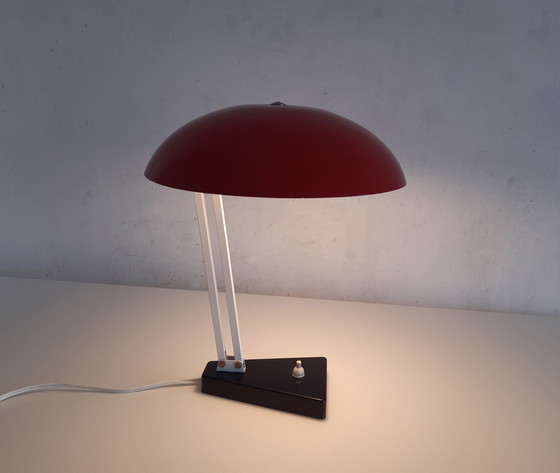 Image 1 of Graphic Mcm Desk Lamp From Hala Zeist, Model 145