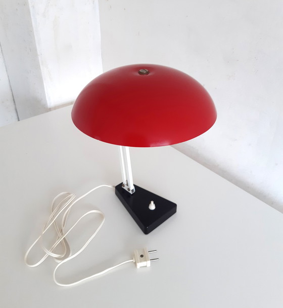 Image 1 of Graphic Mcm Desk Lamp From Hala Zeist, Model 145