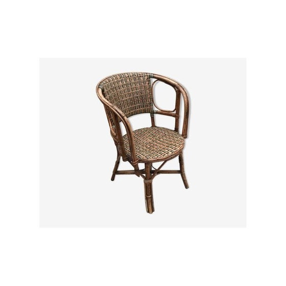 Image 1 of Vintage Bamboo kid's armchair 1930s