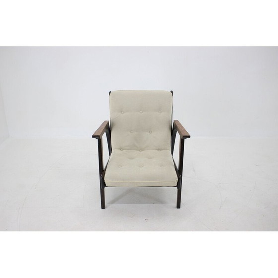 Image 1 of Poltrona vintage in rovere, Cecoslovacchia, anni '60