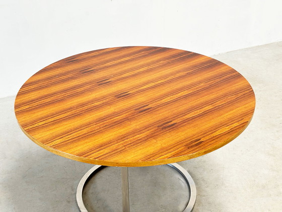 Image 1 of Italian rosewood round dining table