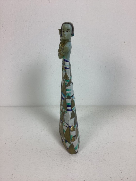 Image 1 of Gustav Klimt Statue From Mouseion Collection Wiener Secession