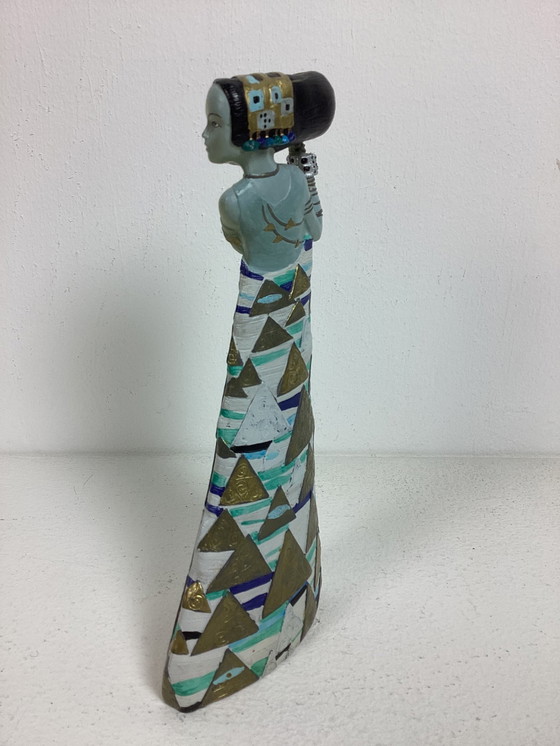 Image 1 of Gustav Klimt Statue From Mouseion Collection Wiener Secession