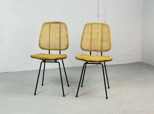 2x Cane Side Chairs