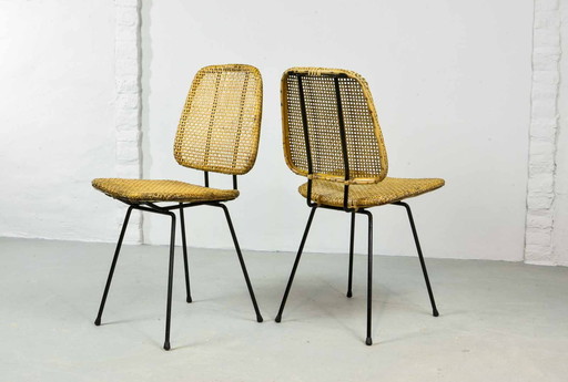 2x Cane Side Chairs