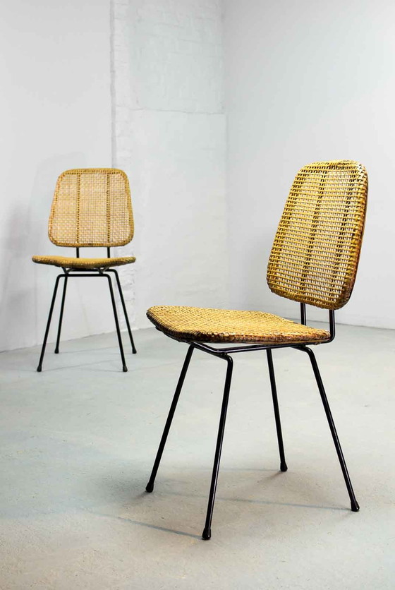 Image 1 of 2x Cane Side Chairs